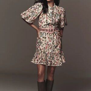 Farm Rio Short-Sleeve Mini Dress